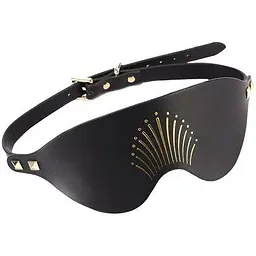 Маска на очі Zalo Blindfolds Black розкішна чорна