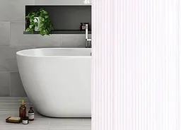 Шторка для ванної кімнати WOKO HARMONY 180х200 із 12-ма кільцями - мініатюра 2