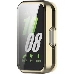 Чохол-накладка DK для Samsung Galaxy Fit3 (R390) Silicone Face Case (pale gold) - мініатюра 3