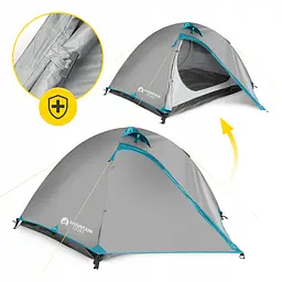 Намет туристичний Mountain Goat Prime Duo 2-місний Grey (P-5905973406550) - мініатюра 2