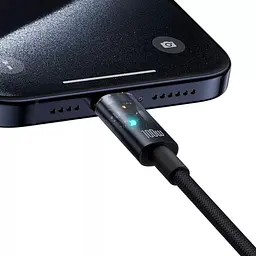 Кабель Baseus Explorer with Auto Shutdown USB-C to USB-C 100w 1m Cluster Black (P10319703111-00) [152047] - мініатюра 6