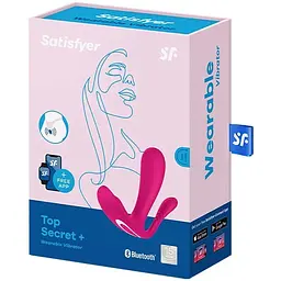Подвійний смарт-вібратор у трусики Satisfyer Top Secret+ Рожевий - мініатюра 7