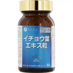 Гінкго білоба Fine Japan Ginkgo Biloba Extract для стимуляції роботи мозку 90 табл - мініатюра 2