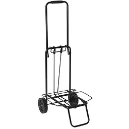 Візок господарський Bo-Camp Luggage Trolley Foldable 35 kg Black (5267281), Чорний