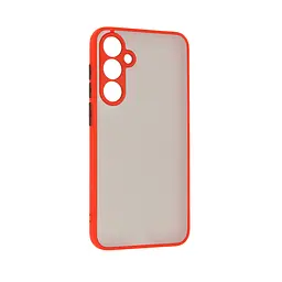 Чехол-накладка для Samsung Galaxy S23 FE 5G (SM-S711), Frosted Matte, красный, противоударный чехол с защитой всего корпуса, термополиуретан TPU + поликарбонат PC, ArmorStandart (ARM69717)