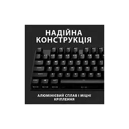 Клавіатура Logitech G413 TKL SE Mechanical Tactile Switch USB UA Black (920-010446) - мініатюра 4
