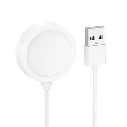 Бездротовий зарядний пристрій для смарт-годинника Hoco Y40 Smart watch charging cable Білий