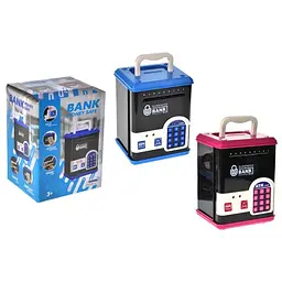 Дитяча скарбничка-сейф YG Toys WF-3015H(Pink) музика, світло, пароль, імітація відбитка - мініатюра 2