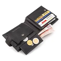 Чоловічий шкіряний гаманець (ST138) ST Leather 12х10х3 см acs0015180 - мініатюра 5