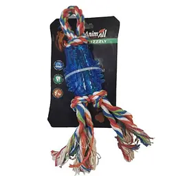 Іграшка AnimAll GrizZzly дентал Сова-1 з канатом для собак 18×5 см