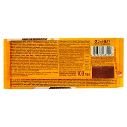 Уцінка. Шоколад молочний Roshen Lacmi Black White & Caramel з печивом 100 г (872109)  - мініатюра 2