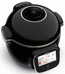 Мультиварка-скороварка Cook4me Touch, 1600Вт, чаша-6л, сенсорне керув., 13 програм, метал/плас Tefal kuh0015006 - мініатюра 4