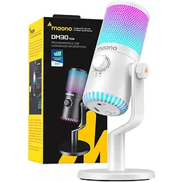 Мікрофон Maono DM30 RGB White [119499] - мініатюра 4