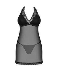 Пеньюар Obsessive Medilla chemise & thong XS/S - мініатюра 3