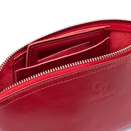 Жіноча шкіряна косметичка GRANDE PELLE 23х10.5х7.5 см acs0015903 - мініатюра 4