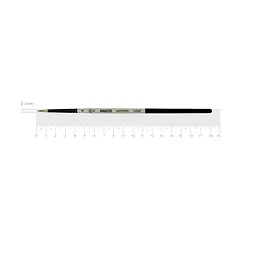 Пензель синтетика кругла Breeze 1226R №0 коротка ручка ROSA (4823098535348)