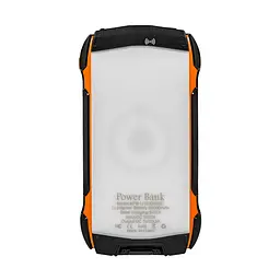 Повербанк з сонячною панеллю 20000mAh Power Bank Kraft KPB-U1820WCS Orange бездротова зарядка (43-00067) - мініатюра 3