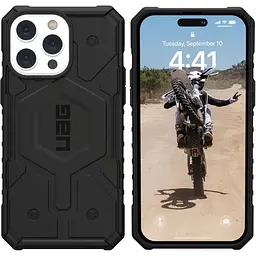 Оригінальний протиударний чохол UAG Pathfinder MagSafe для iPhone 14 Pro (6.1") Black 114054114040 - мініатюра 9