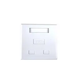 Розетка EServer (WT-2015A) 2хRJ-45, Cat5Е, зовнішня, білий - мініатюра 2