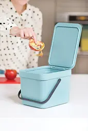 Відро для сміття Brabantia Sort&Go, м'ятний, 6 л (109645) - мініатюра 8