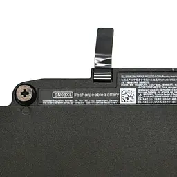 Акумулятор для ноутбука CNP HP EliteBook 820 G3 SN03XL, 44Wh (3910 mAh), 3cell, 11.4V, Li-Po, чорний - мініатюра 3