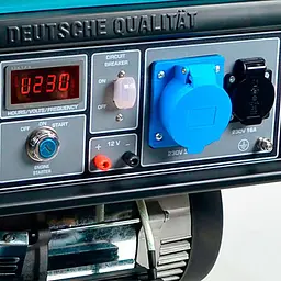 Генератор Синхронний KonnerSohnen KS 10000E, 230В, 8кВт, електростартер, 85.5кг / 7500 Вт / Бензин (KS10000E) - мініатюра 7