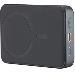 Портативний магнітний акумулятор Baseus Magnetic Mini Wireless 10000mAh 20W (PPCX030001) чорний - мініатюра 2
