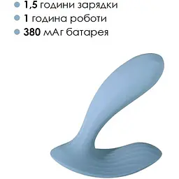 Вібратор в трусики Svakom Erica Dusty Blue - мініатюра 6