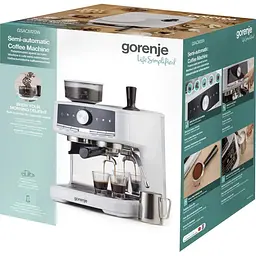 Кавоварка еспрессо Gorenje GSACM20W (747145) - мініатюра 21