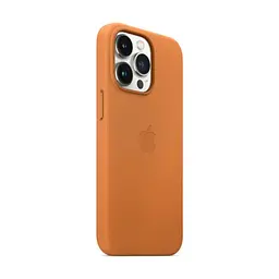 Чохол CasePro Leather Case with MagSafe Golden Brown для iPhone 13 Pro - мініатюра 2