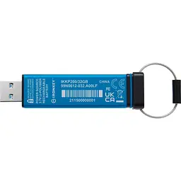USB флеш-накопичувач Kingston IronKey Keypad 200 32GB USB-A 3.2 Gen 1 Blue (IKKP200/32GB) [101158] - мініатюра 4