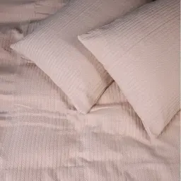 Комплект постільної білизни MirSon Arrowline Cream 220х240 см кремовий (2200010671322) - мініатюра 2