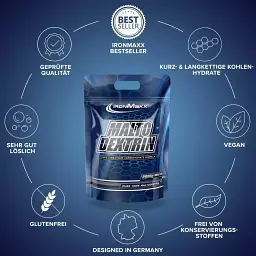 Гейнер IronMaxx Maltodextrin Натуральний 2000 г - мініатюра 3
