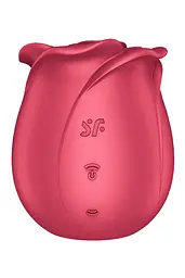 Вакуумний стимулятор клітора з вібрацією Satisfyer Pro 2 Classic Rose 7 см (червоний) - мініатюра 3