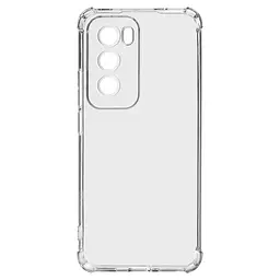 Прозрачный чехол для OPPO Reno12 с защитой камеры и усиленными бортами, тонкий, силиконовый, бесцветный, ударопрочный, противоударный бампер с закрытой камерой, ArmorStandart (ARM78022)