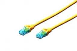 Патч-корд 5 м, UTP, жовтий, 2E, Cat.5e, Cu, LSZH (2E-PC5ECU-5LSZH-YLW)