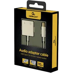 Перехідник Cablexpert A-CM-3.5FP-01, USB-C - стерео-аудіо 3.5 mm (A-CM-3.5FP-01) - мініатюра 5