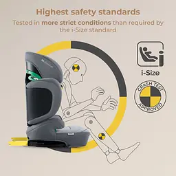 Автокрісло Kinderkraft Xpand 2 i-Size Rocket Grey сіре KCXPAN02GRY0000 (00-00305188) - мініатюра 7