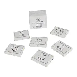 Набір дерев'яних головоломок "Wooden mini puzzle set #2" Заморочка set2en (6 штук)