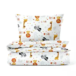 Дитяча постіль Cosas Safari Animals без простирадла 110х140 см (AnimalsHelloSafapi_140_2)