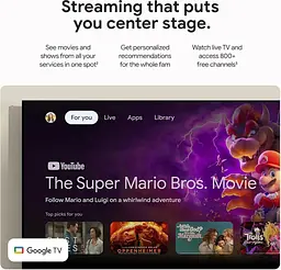 Смарт-ТВ Google TV Streamer 4K Porcelain - мініатюра 7