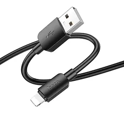 Дата кабель Hoco X96 Hyper USB to Lightning 12W (0.25m) Black - мініатюра 3