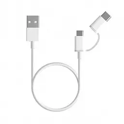Кабель USB Xiaomi Mi 2-in-1 USB Cable (Micro USB to Type C) 30cm (SJV4083TY) - мініатюра 3