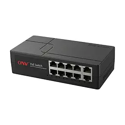 PoE-комутатор некерований 10-портовий ONV ONV-H1108PGBES з 8 портами PoE (73-00072)