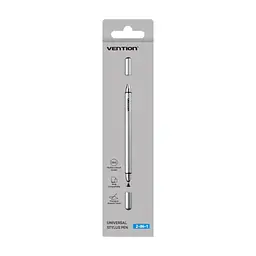 Стилус Vention 2-in-1 Stylus Pen Gray Aluminum Alloy Type (KQMH0) - мініатюра 3