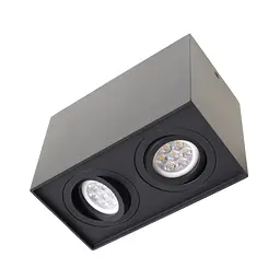 Підсвічування тубус Brille AL-727/2 GU10 BK IP20 MR16 26-848 - мініатюра 4