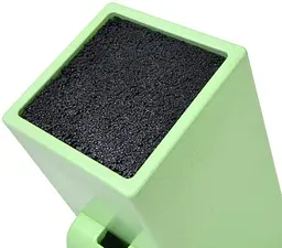 Підставка для кухонних ножів Green, із секцією для ножиць Fissman 11х26 см kuh0007454 - мініатюра 2