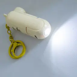 Вентилятор ручний жовтий акумуляторний USB вентилятор-брелок - мініатюра 5