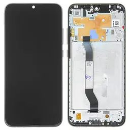 Дисплей для Xiaomi Redmi Note 8, чорний, без логотипу, з рамкою, High, M1908C3JH, M1908C3JG, M1908C3JI