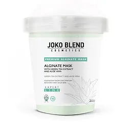 Альгінатна маска заспокійлива з екстрактом зеленого чаю і алое вера Joko Blend 200 г